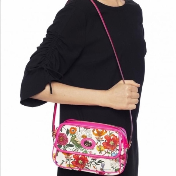GUCCI canvas floral shoulder bag 550147 - Picture 2 of 16